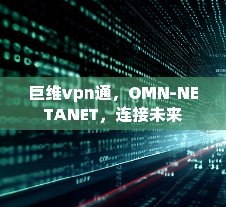 巨维vpn通，OMN-NETANET，连接未来