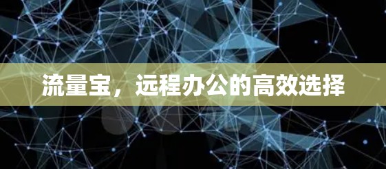 流量宝,远程办公的高效选择 流量宝,远程办公的高效选择