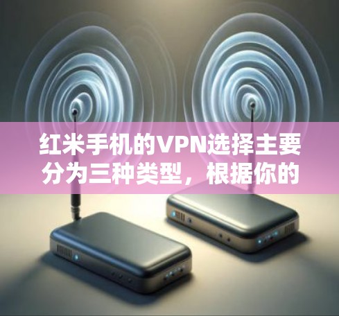 红米手机的VPN选择主要分为三种类型，根据你的需求选择合适的类型