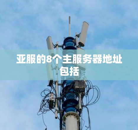 亚服的8个主服务器地址包括