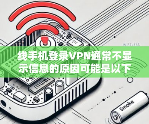 线手机登录VPN通常不显示信息的原因可能是以下几种