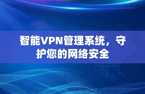 智能VPN管理系统，守护您的网络安全