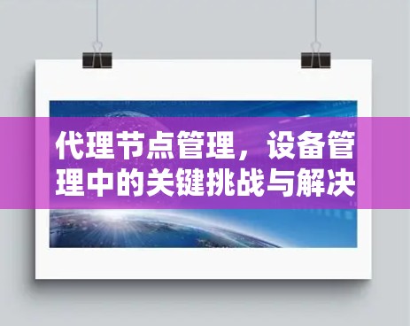 代理节点管理，设备管理中的关键挑战与解决方案