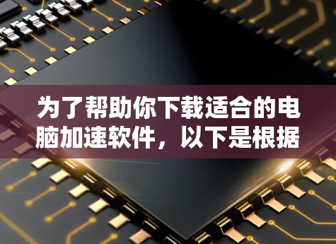 为了帮助你下载适合的电脑加速软件，以下是根据你的需求整理的推荐