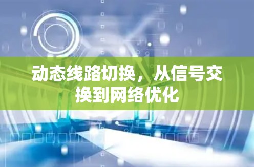 动态线路切换，从信号交换到网络优化