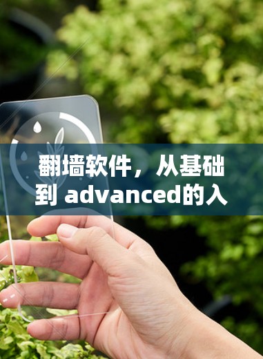翻墙软件，从基础到 advanced的入门指南