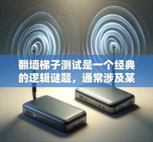 翻墙梯子测试是一个经典的逻辑谜题，通常涉及某种隐藏的规则或条件，通过反证法或假设法来揭示答案。以下是详细的解答过程